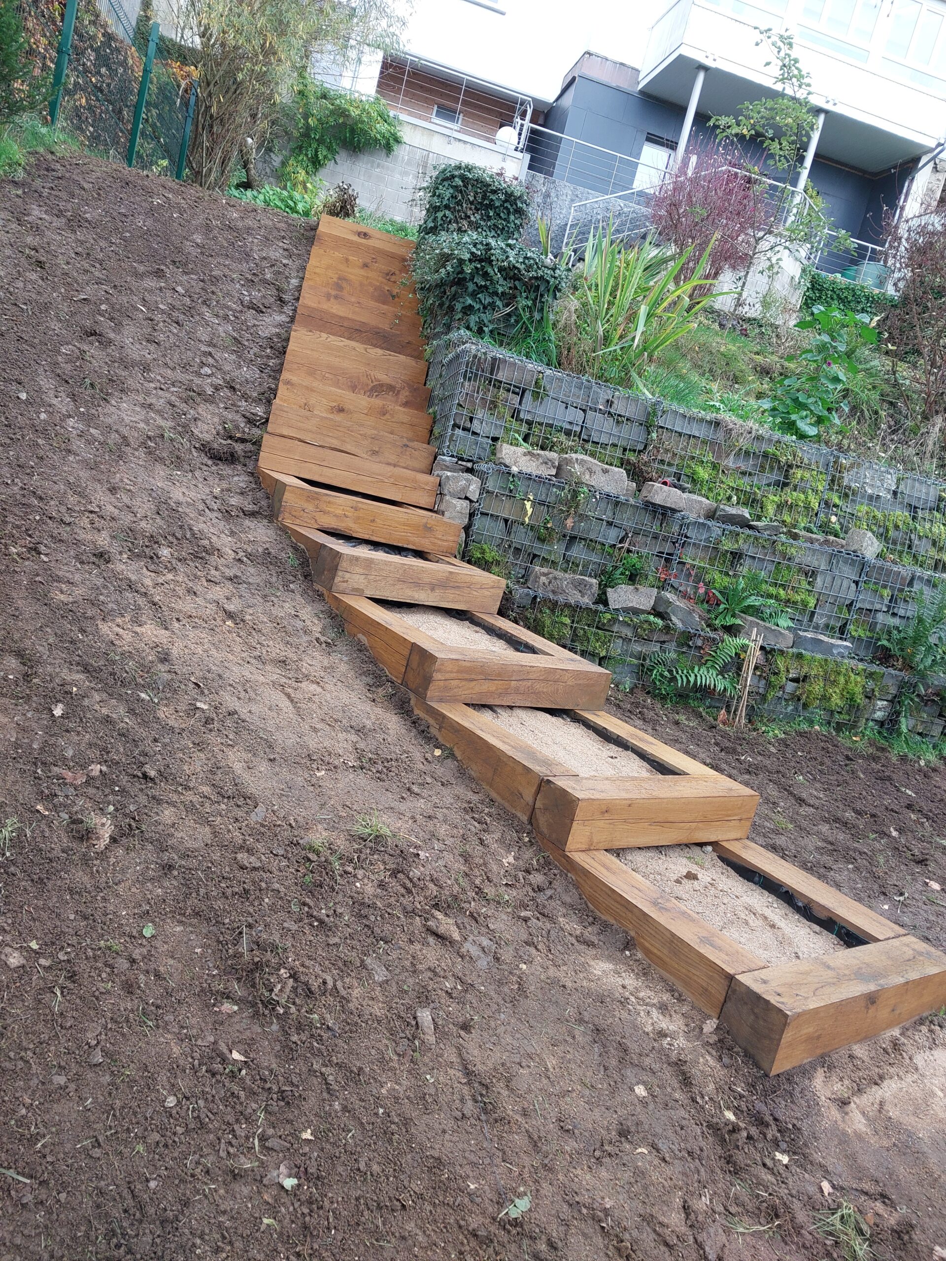 Chantier paysager Nicolay Jardin Luxembourg