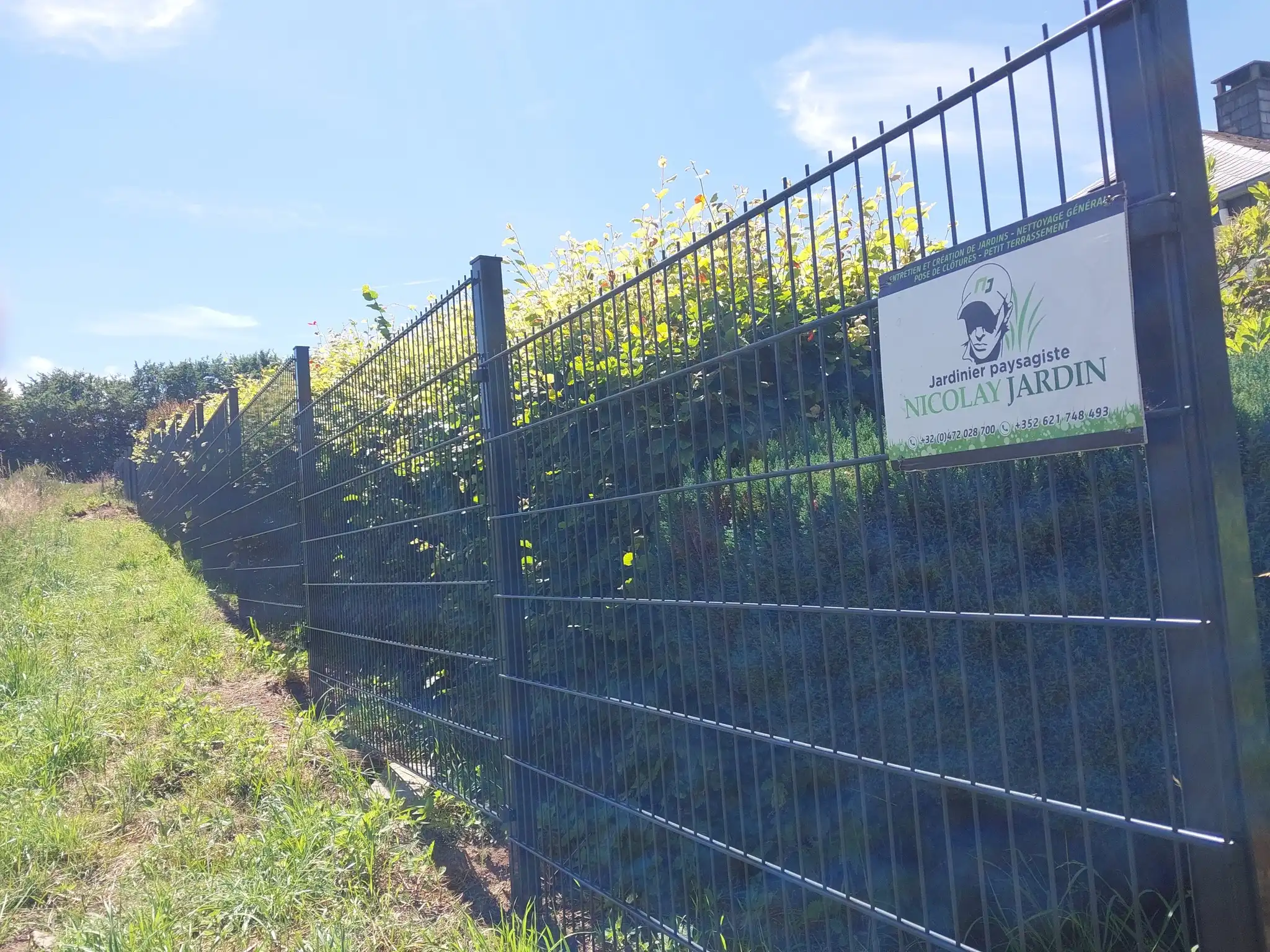 Clôture de jardin professionnelle – Nicolay Jardin